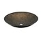 Novatto LAGHETTO Glass Vessel Bathroom Sink Set, Brushed Nickel NOHP-G031BN - alternate 4